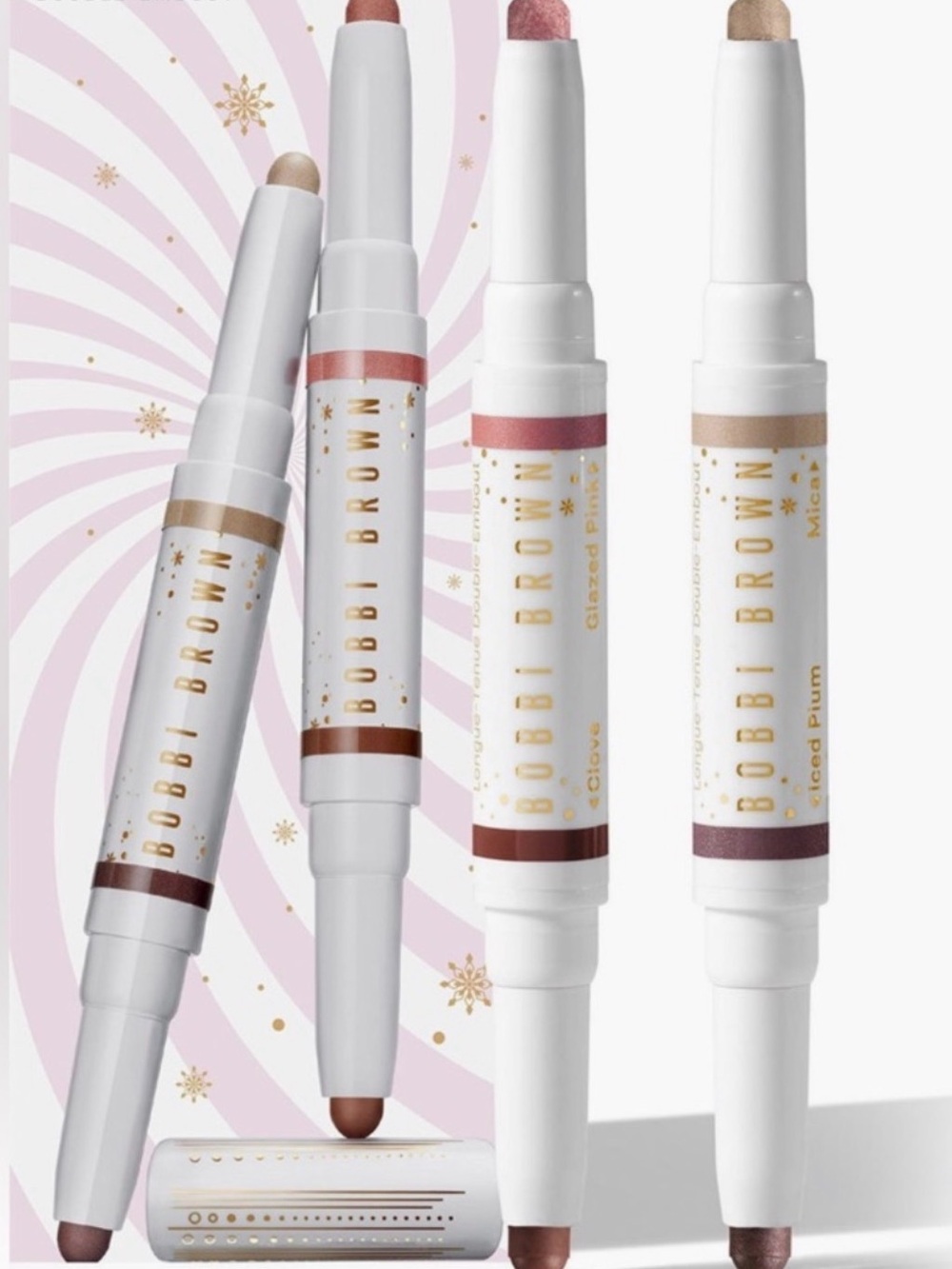 Bobbi Brown Dual-Ended Cream Shadow Stick Glazed Pink & Clove